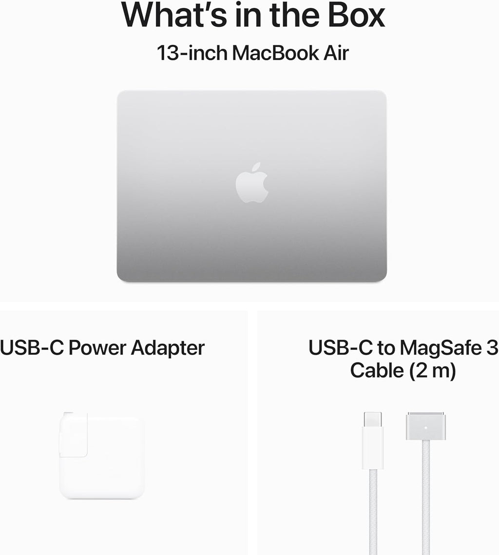 MacBook Air 13" (2024) Apple M3 4.05GHz 8GB 256GB Silver