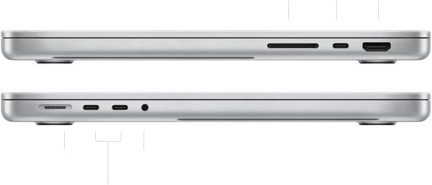 MacBook Pro 14 (2021) (2021) Apple M1 Pro 3.2GHz 32GB 1TB Silver