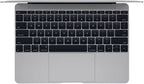 MacBook 12" - 256GB - Core M3 - 8GB RAM - Space Gray-256GB -1.2-2017