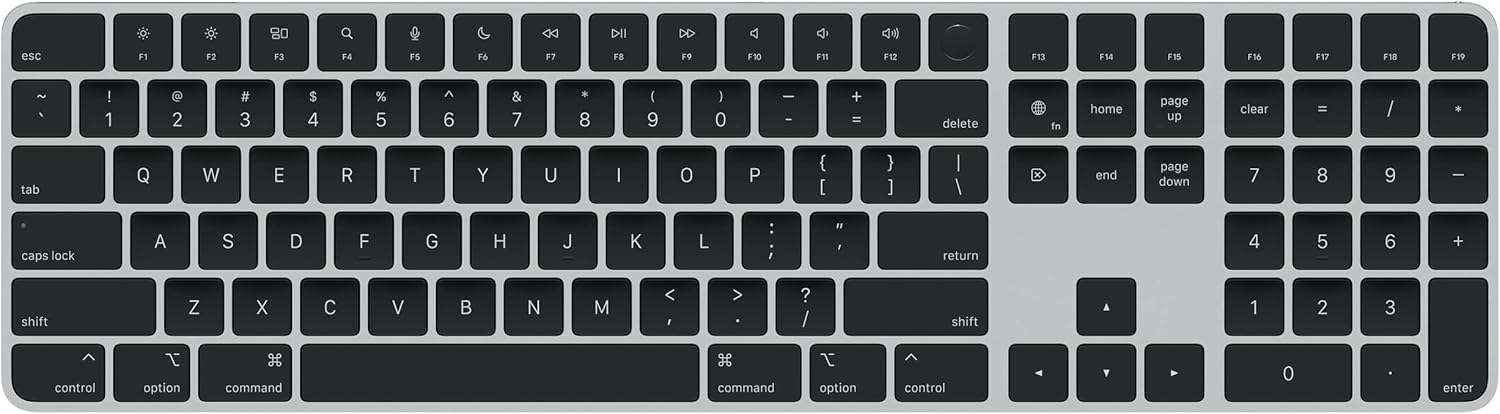 Magic Keyboard with Touch ID and Numeric Keypad -Black