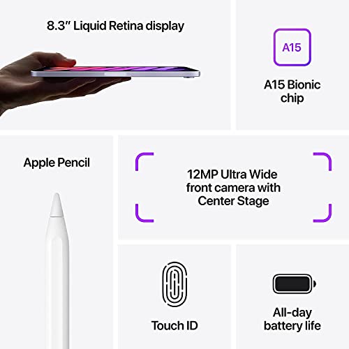 iPad Mini 6 (2021) 64GB Purple Wifi + Cellular