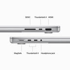 MacBook Pro 14" (2023) Apple M3 Max 4.05GHz 36GB 1TB Silver