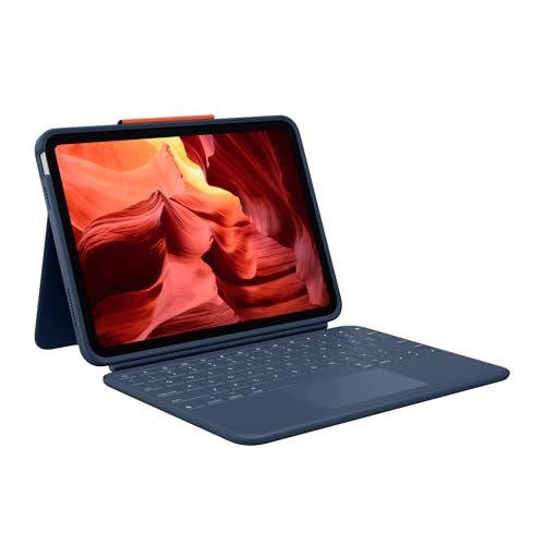 Logitech Rugged Combo 4 Touch Keyboard Case with Trackpad for iPad (10th Generation)