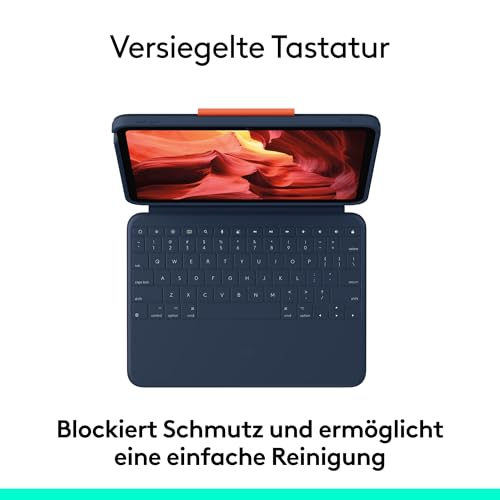 Logitech Rugged Combo 4 for iPad (10th Generation) Protective Keyboard Case