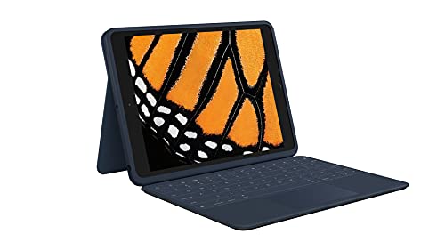 Logitech Rugged Combo 3 Touch iPad Keyboard Case with Trackpad for iPad (7th, 8th and 9th Generation)