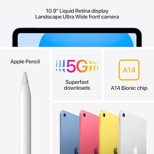 iPad 10 (2022) 256GB Silver Wifi + Cellular