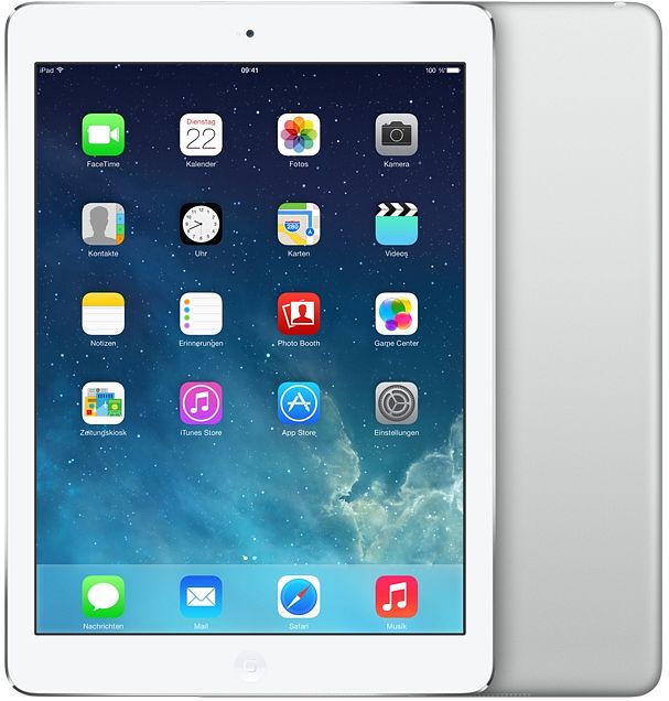 iPad Air 1 - 16GB - Silver-1.4Ghz-2013 -Wi-Fi Only