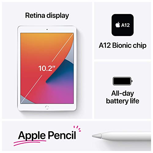 iPad 8 (2020) 128GB Silver Wifi + Cellular