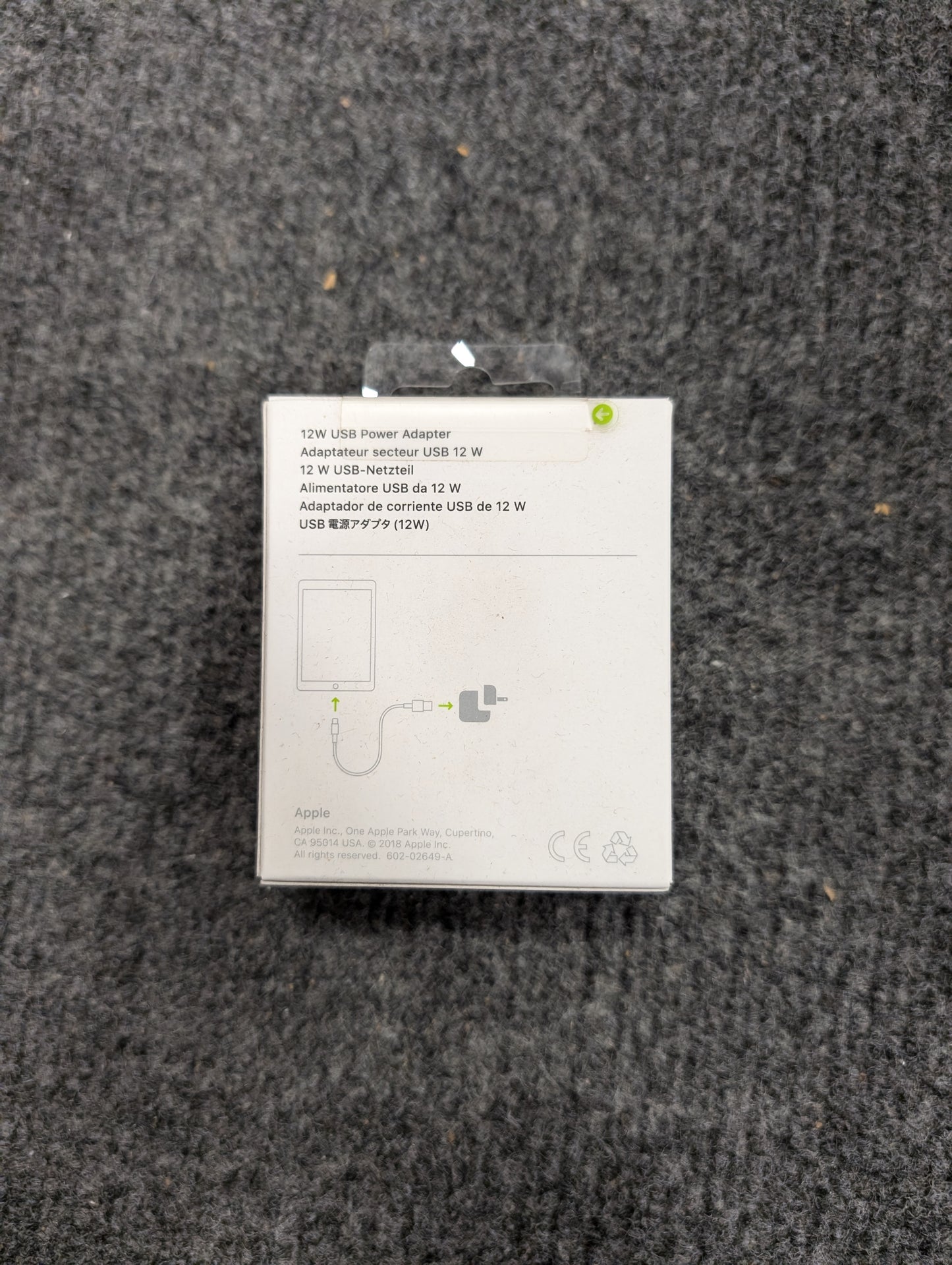 Apple USB 12W Power Adapter