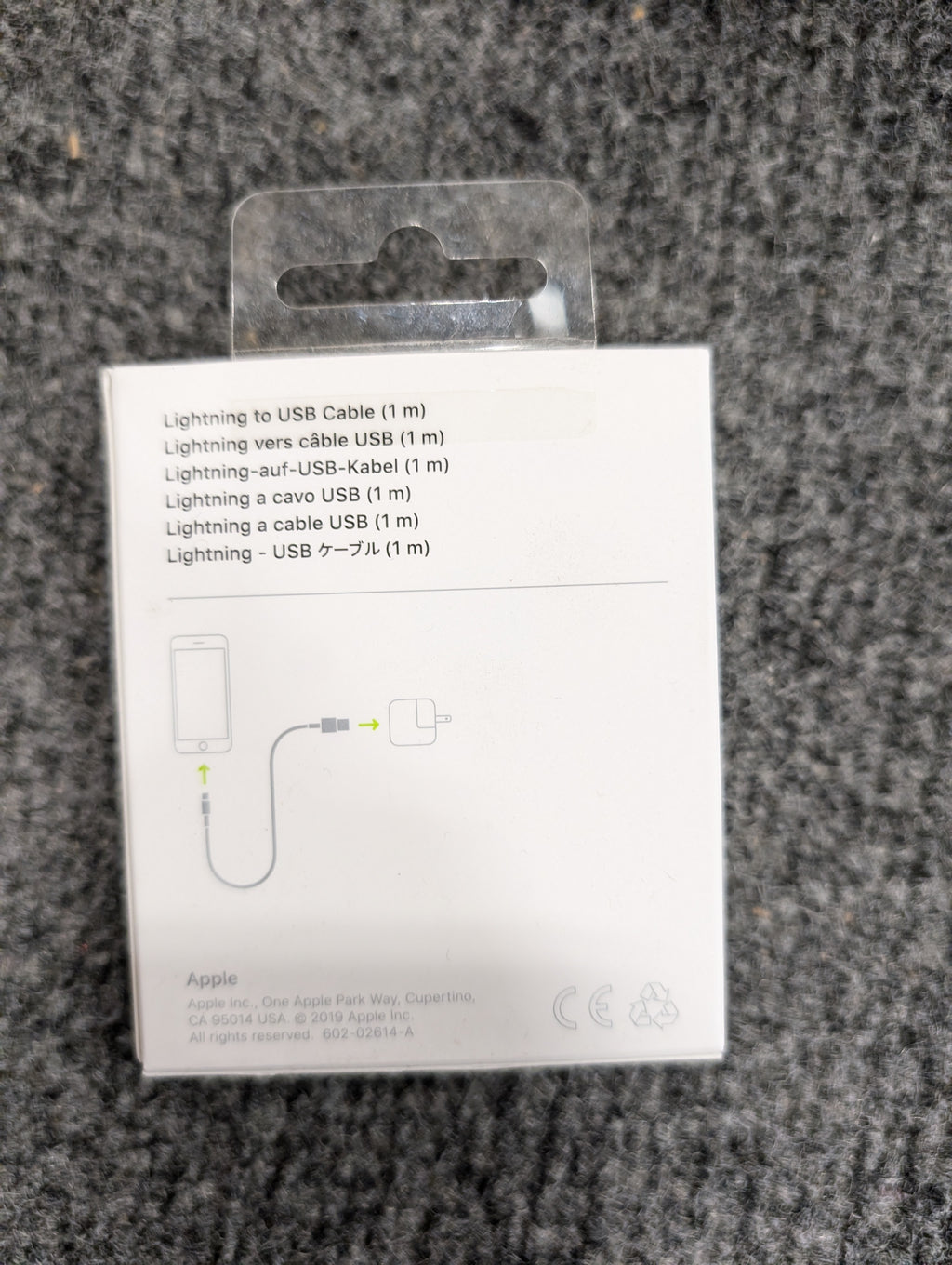Apple Lightning to USB Cable (1 m)