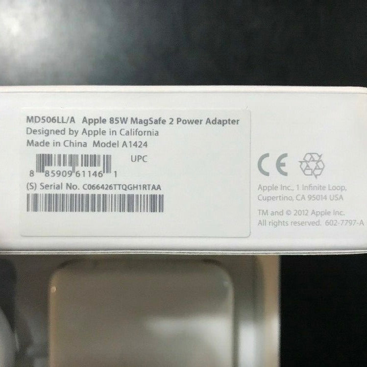 Apple 85W MagSafe 2 Power Adapter- --