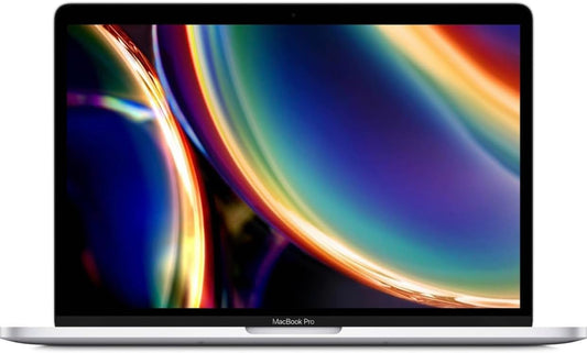 MacBook Pro 13" -2020, 512GB, QUAD-CORE CORE I7 - 2.3GHZ, 16GB-RAM, SILVER